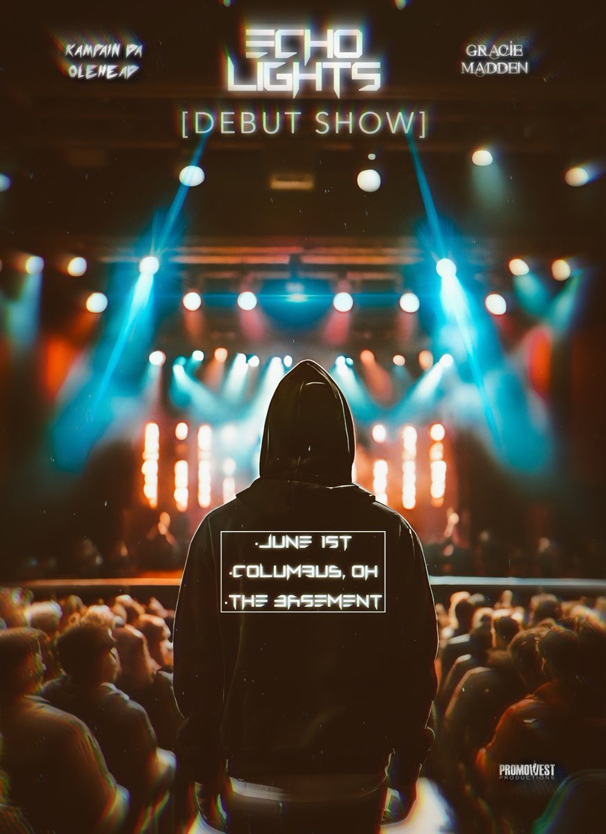 lights_echo's tweet image. ECHO LIGHTS LIVE is Now Going To Be At THE BASEMENT Due To Changes at PROMOWEST. 

June 1st 

Tickets Go On Sale: February 23rd 

#music #livemusic #liveperformance #echolights