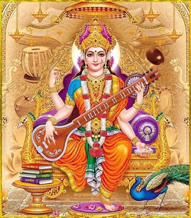 satha_84's tweet photo. सरस्वतीं च तां नौमि वागधिष्ठातृदेवताम्।
देवत्वं प्रतिपद्यन्ते यदनुग्रहतो जनाः॥

शिक्षा, ज्ञान और कौशल की अधिष्ठात्री देवी माँ सरस्वती जी की कृपा हम सभी पर बनी ��हे, यही कामना करता हूं।🙏🏻❤️

बसंत पंचमी की हार्दिक शुभकामनाएं।
#BasantPanchami 
#बसंत_पंचमी https://t.co/hKsV9Nqhr6
