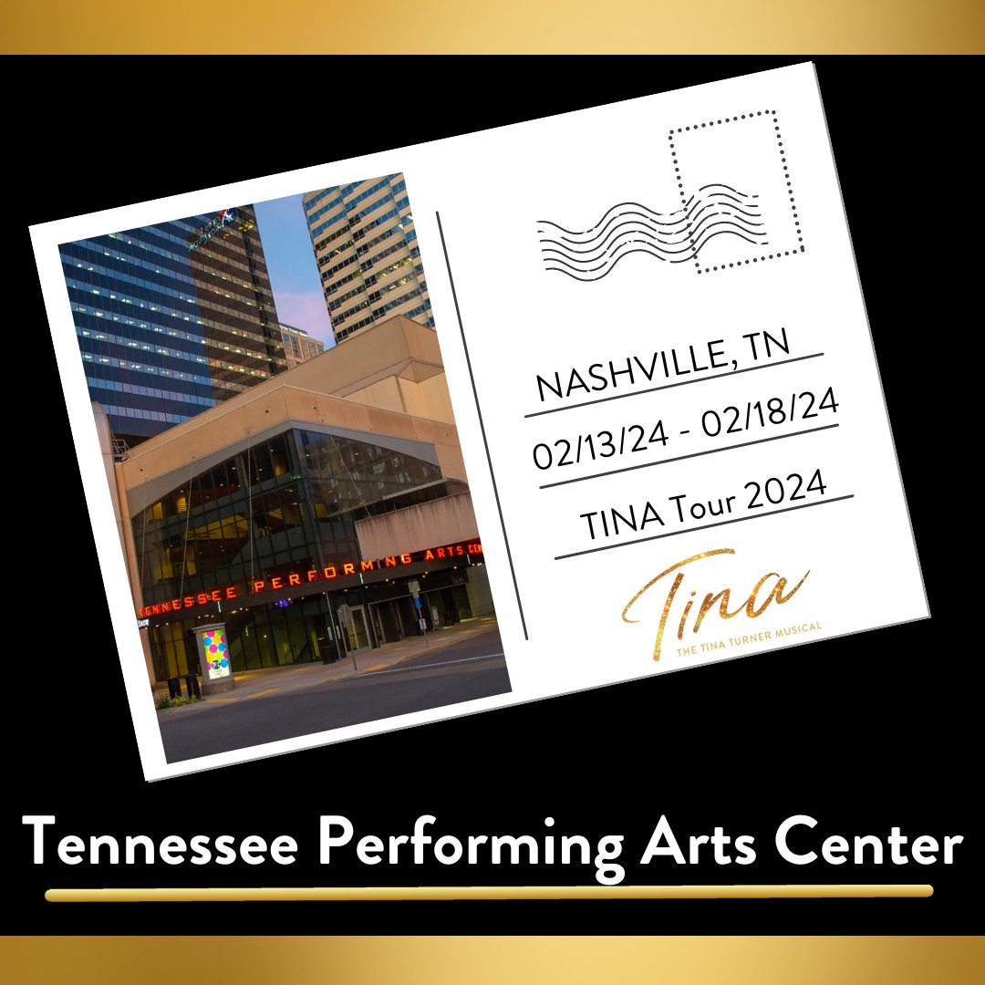 Nashville, you're simply the best! We'll be at @tpac 🙌🏾 #TinaOnTour bit.ly/3SFsOOv