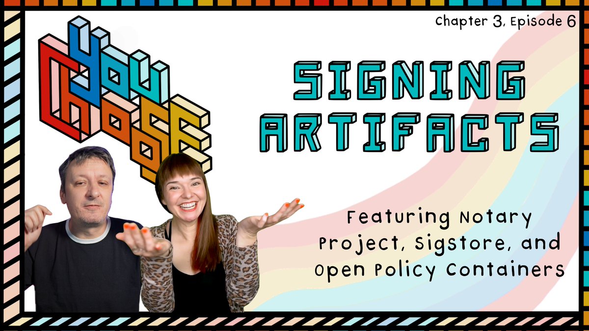 ( ᐛ ) Going live NOW!!! Why sign and verify digital artifacts? Which tool is right for you? Join us! youtu.be/p4M-ZdBsA7o @vfarcic @CloudNativeFdn @CNCFAmbassadors @NotaryProject @OpenPolicyReg @projectsigstore