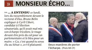 cyrilcibert's tweet photo. Il a l’ouïe très fine, et l’œil avisé… Sacré monsieur écho de @nrpoitiers ✅👍🏽😂
#NouvelleRepublique #écharpe #senatoriale #maire https://t.co/4MAwzgC7S6