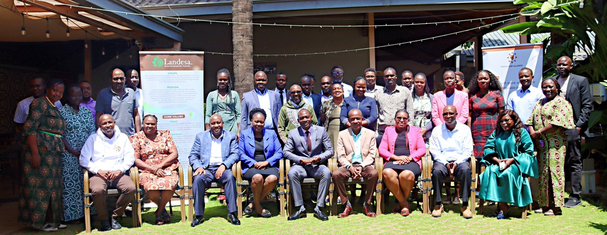 KLandalliance's tweet photo. A productive and enlightening multi-stakeholder workshop in Nairobi to enhance land tenure security in Kenya.
Great work from KLA, Landesa and the other partners.
#TenureSecurity
@NLC_Kenya @falubbe @Lands_Kenya @NamatiKenya @GROOTSKenya @Landesa_Global @ILCAfrique https://t.co/LGa4iNAW6g