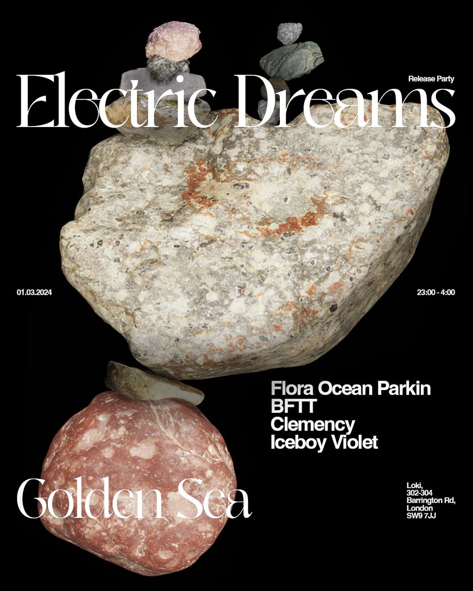 ICYMI we have new music coming on the label soon from Flora Ocean Parkin! ‘Electric Dreams Golden Sea’ is their debut solo release and you can pre-order tapes now via Boomkat We’re all coming down to Loki in Brixton to celebrate on 1st March 🍂🧡🍂 > ra.co/events/1853523