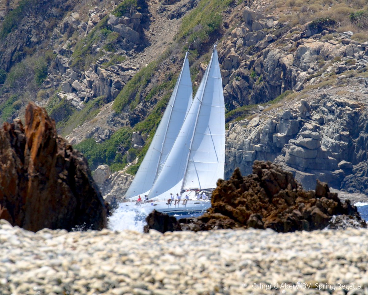 Some of the bareboat fleet sailing between Peter Island and Dead Chest.
.
.
.
.
.
 #Sailing #BVISpringRegatta #BritishVirginIslands #Yachting #sailinglife #BVI #BVISailing #yachtracing #bvi #Regatta #caribbeansailing #caribbeanregatta #caribbeanregattas #regattalife #sailing