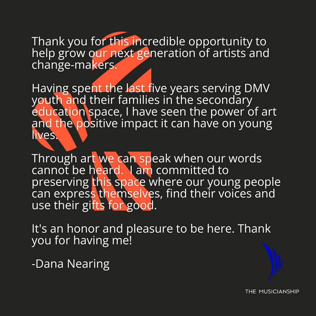 Join us in welcoming Dana Nearing, <a href="/TheMusicianShip/">The MusicianShip</a>'s new Operations Manager. Additionally, the TMS Family thanks Carrie for her amazing half decade of service and congratulates you on your new role! We're grateful to have Dana step into this well respect and essential position.