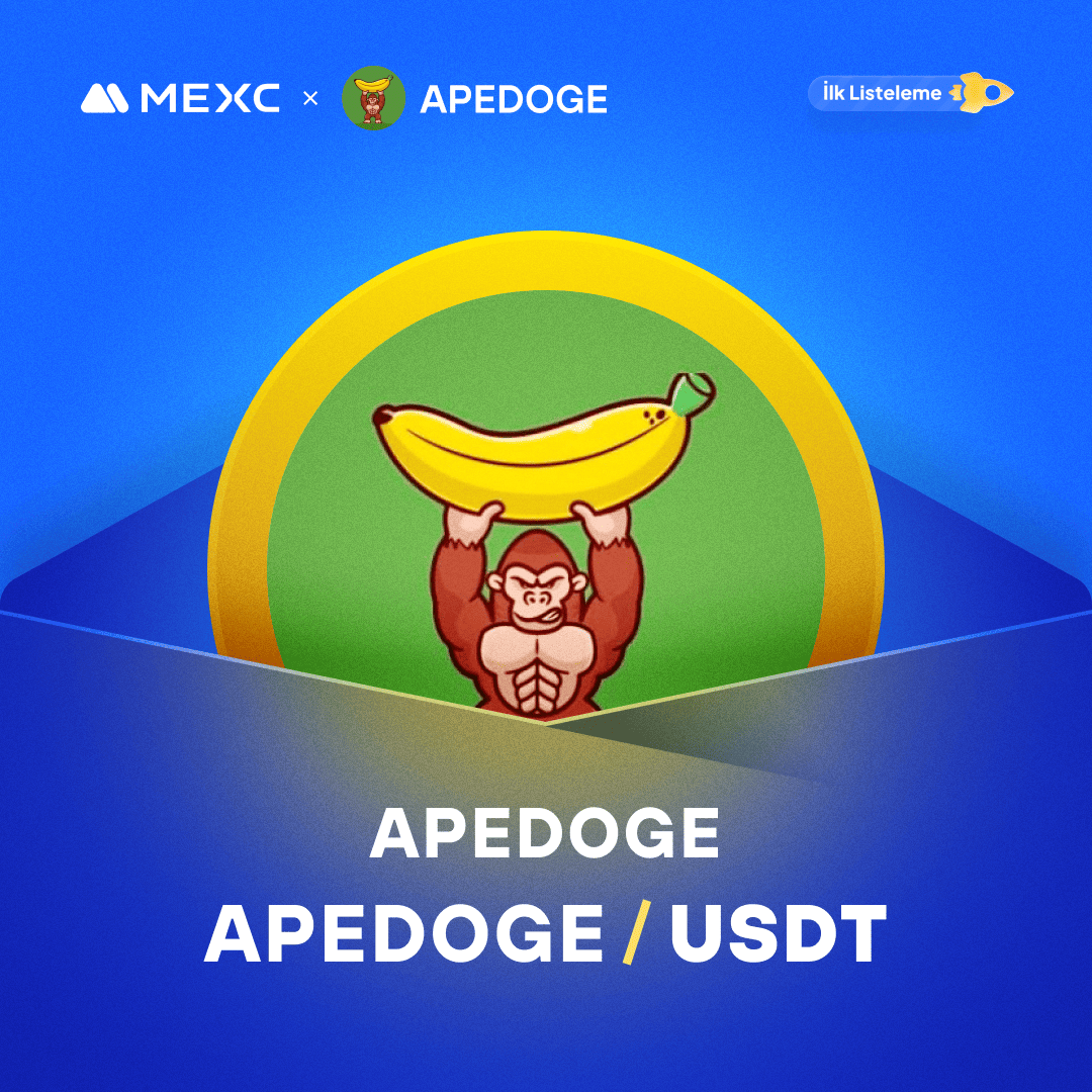 MEXC_Topluluk's tweet photo. 🚀 @apedoge_ #APEDOGE - Kickstarter Oylama Sonucu ve Listelenme Planı
🔁 #APEDOGE/USDT Alım Satımı: 13 Şubat 2024 18.00
📌 Ayrıntılar: https://t.co/0t35wEvrBc
#MEXCTürkiye #MXToken #MX #BTC https://t.co/R539lQZP6w