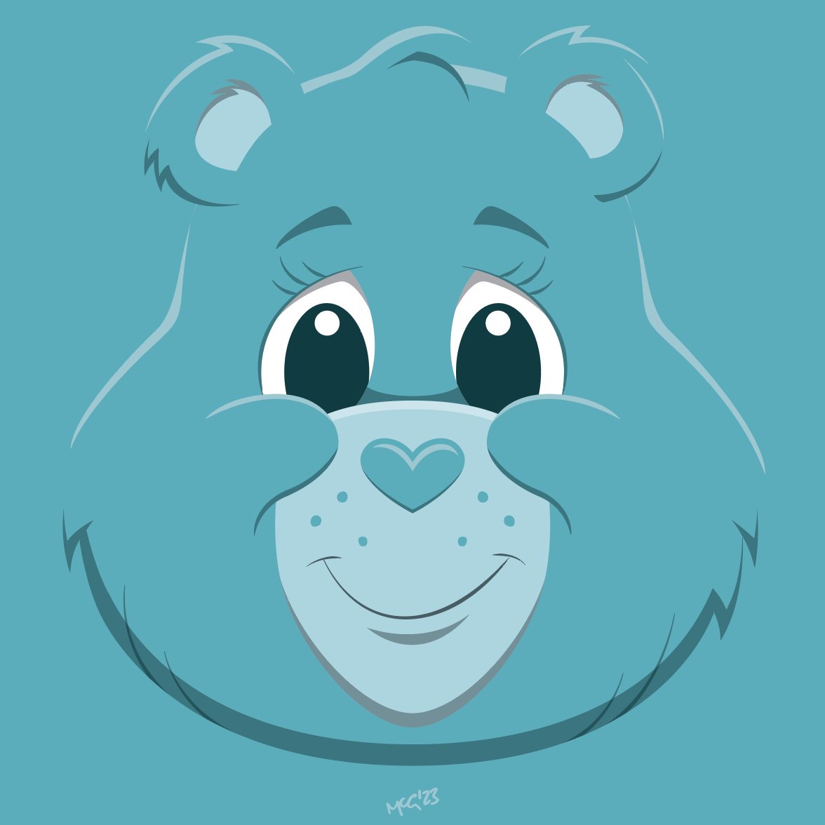 McGintyStudios's tweet photo. Care Bears. Deceptively hard to draw. 2/9, Wish Bear!
#WishBear #CareBears #80sToys #80sCartoons https://t.co/O0M6IgK2s8