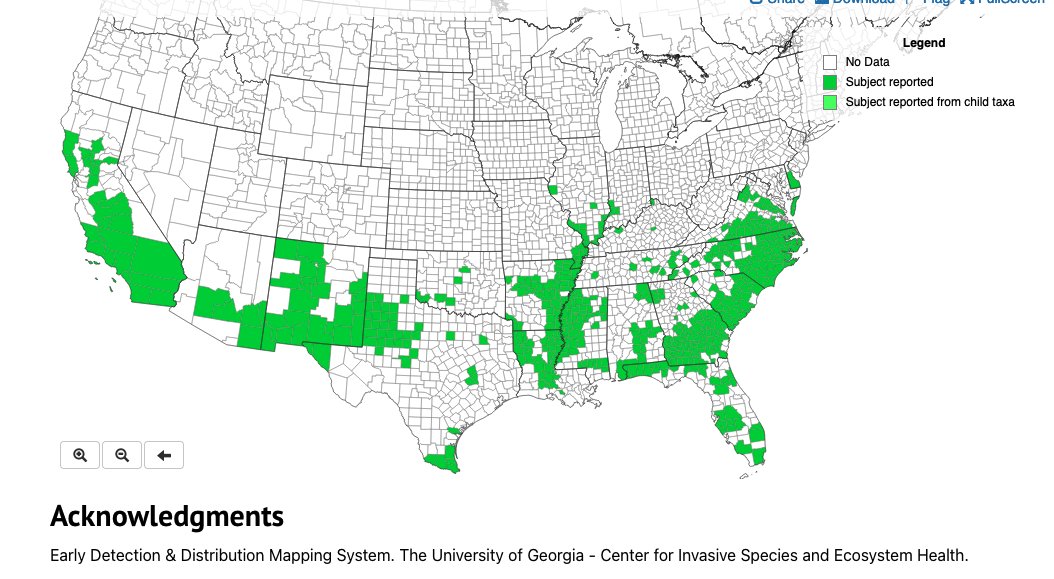 Map of known southern root-knot nematode finds at cropprotectionnetwork.org/maps/southern-…