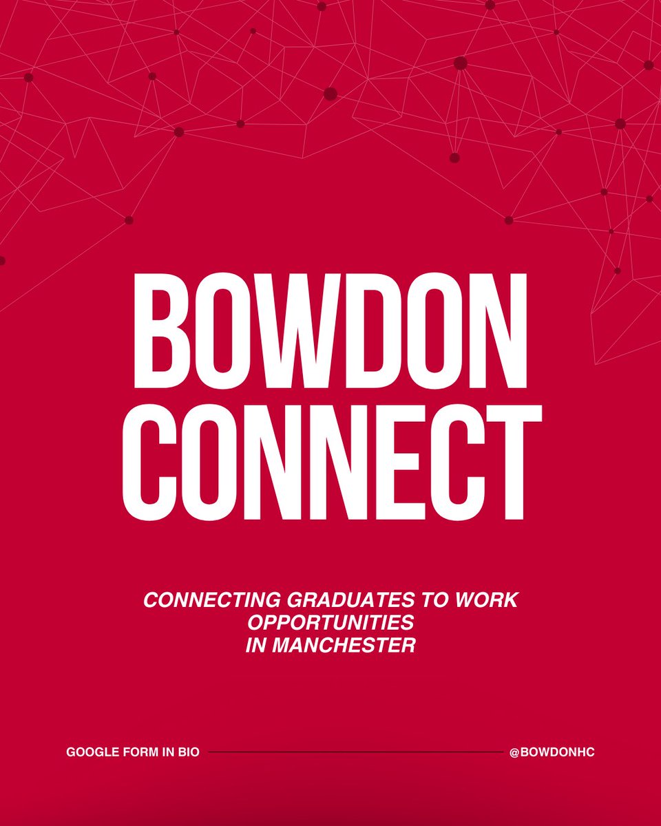 BowdonHC's tweet photo. 𝘽𝙤𝙬𝙙𝙤𝙣 𝘾𝙤𝙣𝙣𝙚𝙘𝙩.

Year Two of Bowdon Connect is live.

If you are wondering what comes next after university, get in touch.

👨‍🎓👩‍🎓

#oneclubasoneteam https://t.co/1t2KjmjcH1
