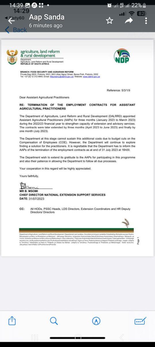 Bongi817693's tweet photo. We still cry for isonka wethu after studying so hard
#BringBackAAP
#UnemployedAgricGraduates
@ThokoDidiza 
@DALRRDgov_ZA 
@CyrilRamaphosa https://t.co/ID8HfDvZb0