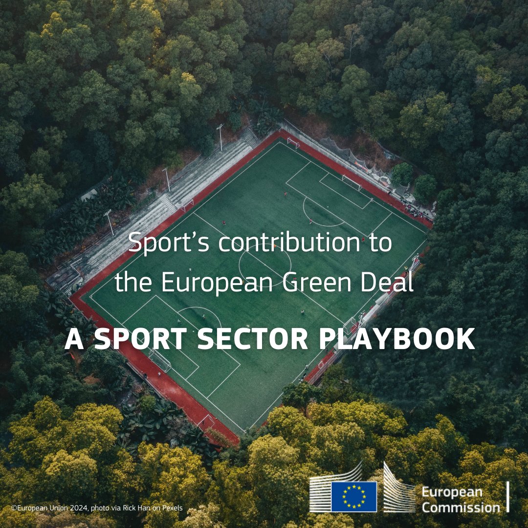 Europe is getting ready for a sustainable sports future! 🌿

Explore our fresh report on eco-friendly sports practices. ♻️

Discover a practical playbook to foster green and sustainable sports.

Find the playbook here: europa.eu/!dwGHYf