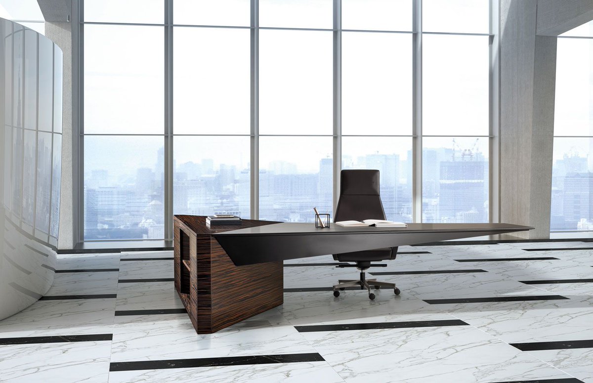 itDreamDesign's tweet image. Euclideo executive desk in ebony and leather.
Designer:Ferruccio Laviani
Single desk block and extension.
Ebony and leather covering.

Dim. cm. 280 x 230 x h. 74.

buff.ly/42oXqsl