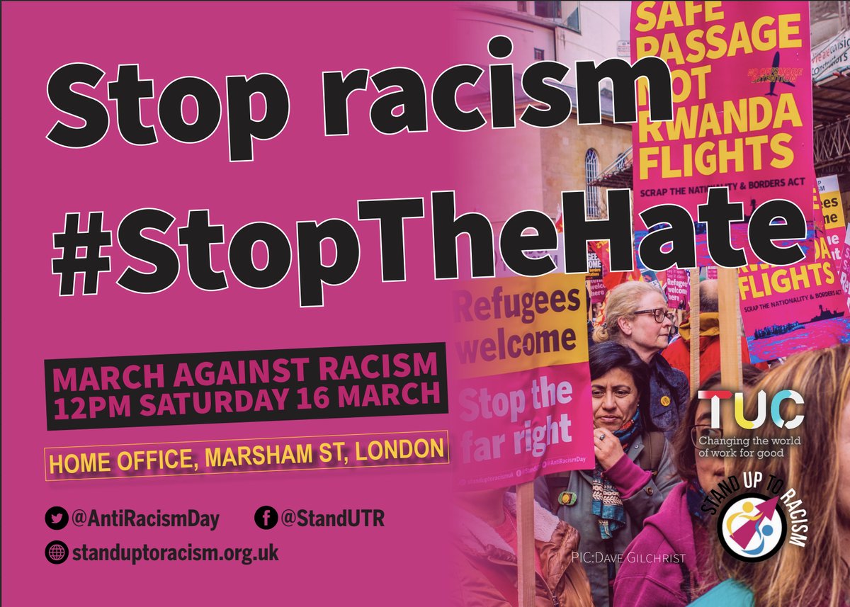 We're organising transport for this. Give us a shout on SUTRharlow@gmail.com if you're in the area and will be coming along (so we can figure out what size coach to go for), or if you can help build the demo locally... #RefugeesWelcome #StopTheHate