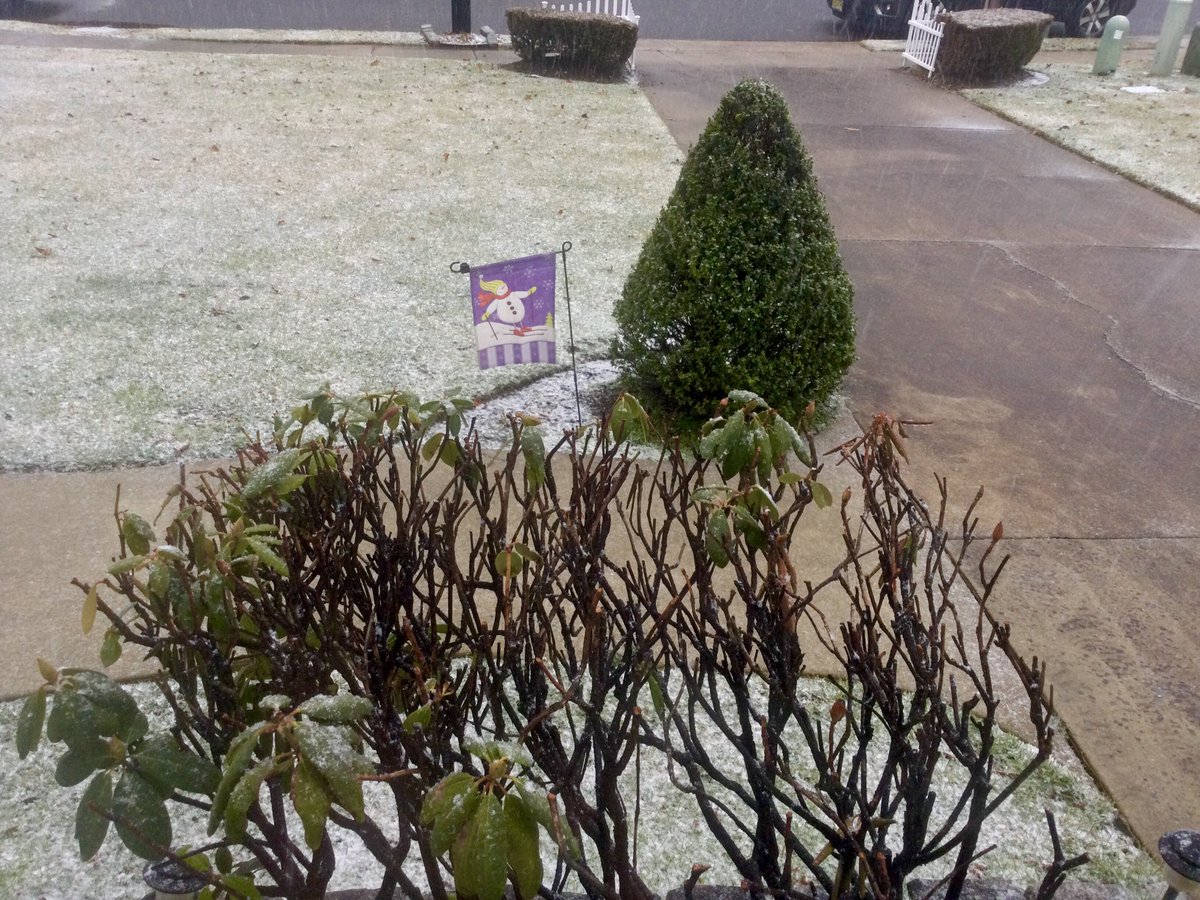 @marvingomeztv 
We have transitioned to a steady snow (with occasional sleet mixed in) near Williamstown.