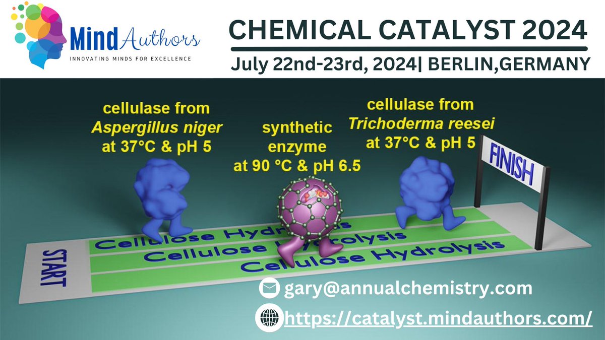 Nature's magic revealed! Unlock the potential of #biocatalysis for clean and efficient production. Join #ChemicalCatalyst2024 at Berlin #Germany during July 22-23, 2024. #CatalysisConferences #CatalysisConference2024 #
visit official website catalyst.mindauthors.com