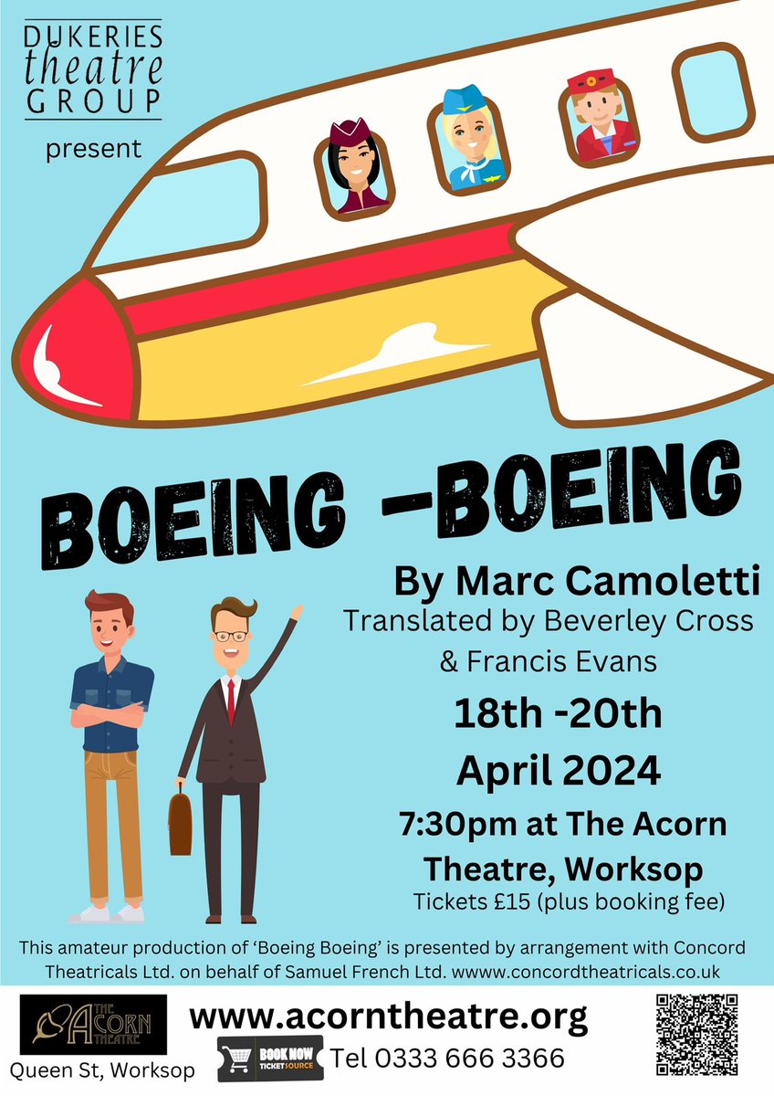 DukeriesW's tweet photo. TICKETS ARE ON SALE NOW…

https://t.co/BDIuzcxS27

#comedy #worksop #Bassetlaw #supportlocaltheatre
At @TheAcornTheatre 
@WGUNews @worksoplife https://t.co/BTLHLrLpO5