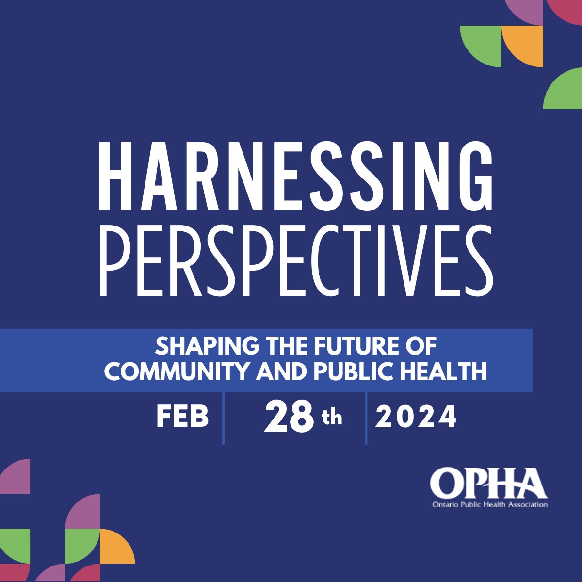 Register TODAY for our February Forum!! We have an exciting lineup - join the conversation!  Please share!
site.pheedloop.com/event/ophaff20…
#HarnessingPerspectives  #OPHA