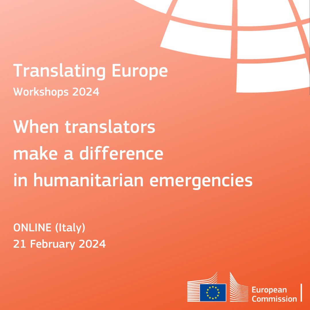 translatores's tweet image. Join our exclusive online workshop on Translation's crucial role in global emergencies!🌍🕊️🔤 Explore language in conflict, war, and activism! Make a difference. Act now! #TranslatorHeroes #EmergencyTranslation 🚀
📅 21 February 2024
🕘 09:15-13:00 CET
🔗 us06web.zoom.us/j/82371377204