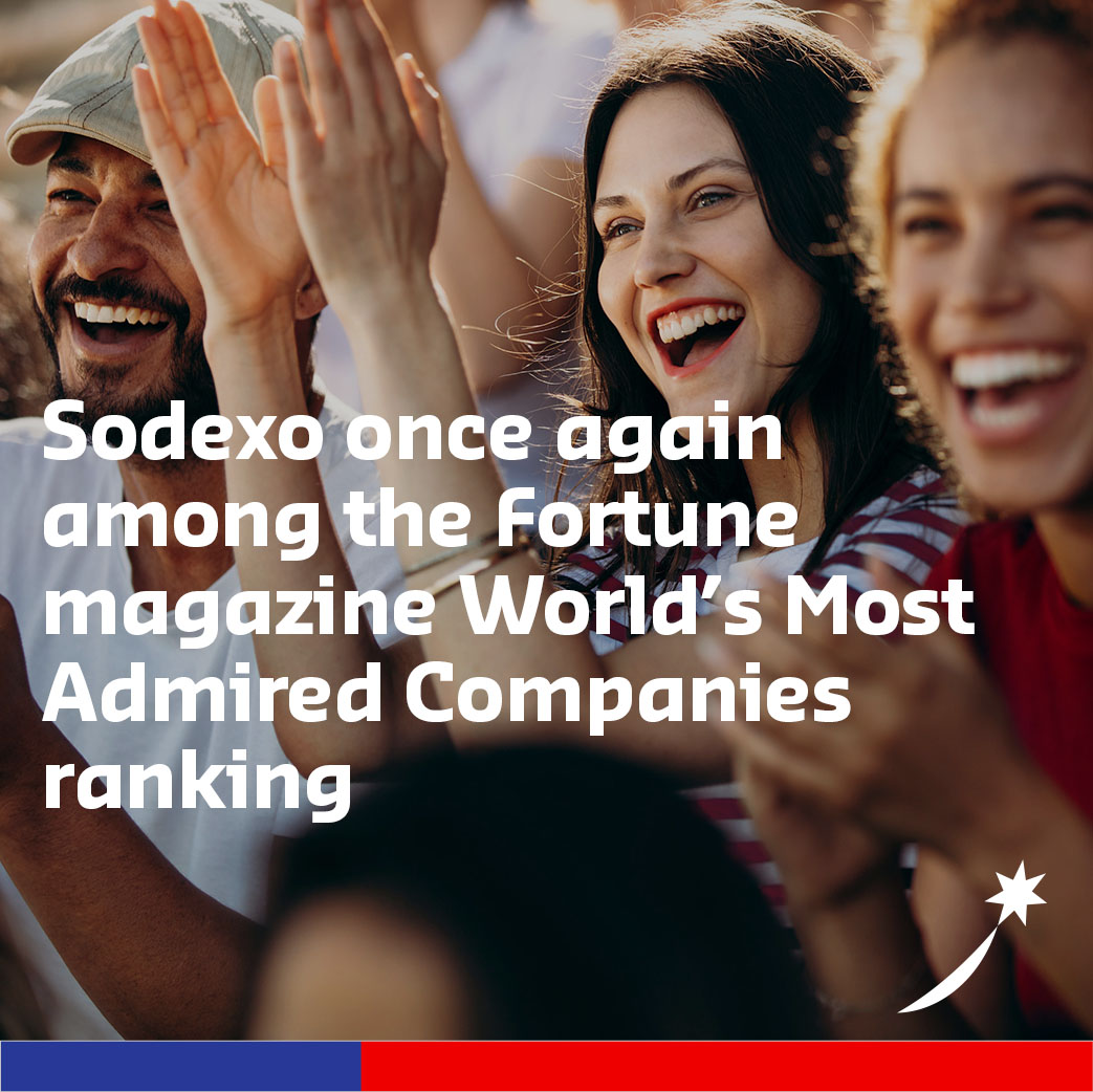 We are proud to announce our achievement in the 2024 <a href="/FortuneMagazine/">FORTUNE</a> World’s Most Admired Companies reputation survey, reflecting our outstanding progress and commitment to excellence. 
➡️sodexo.com/en/news/newsro…
#Fortune #MostAdmiredCompanies #Business #Sodexo #WeAreSodexo