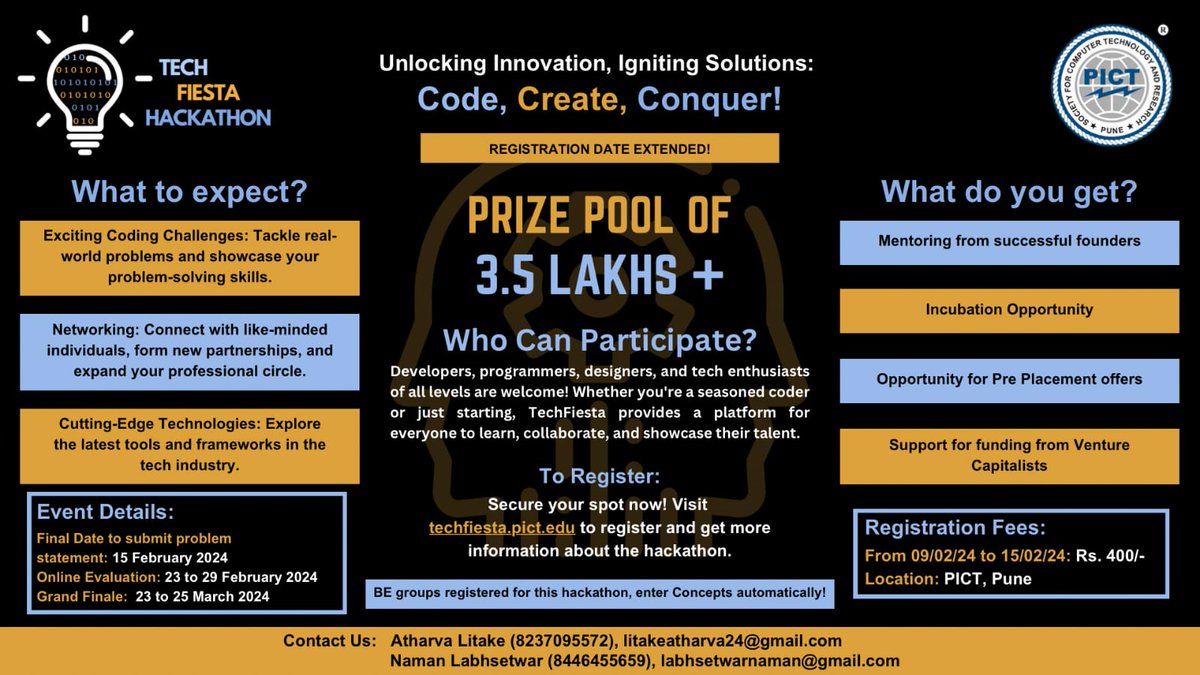 Pune Institute of Computer Technology (PICT) tweet media