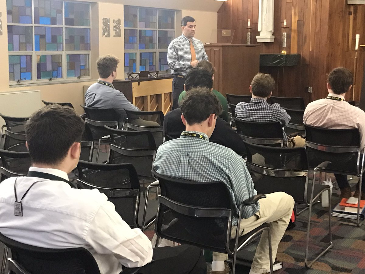 stxtigers_TFC's tweet photo. St. X would like to send a ton of appreciation to Coach Chris Gold for speaking at Tigers for Christ this morning. Coach Gold reminded us that God always answers prayers and will provide a way. He encouraged us to lean into Psalm 37:23 and to “Let Go and Let God!” Thanks, Coach! https://t.co/ugdrL1Nt0e