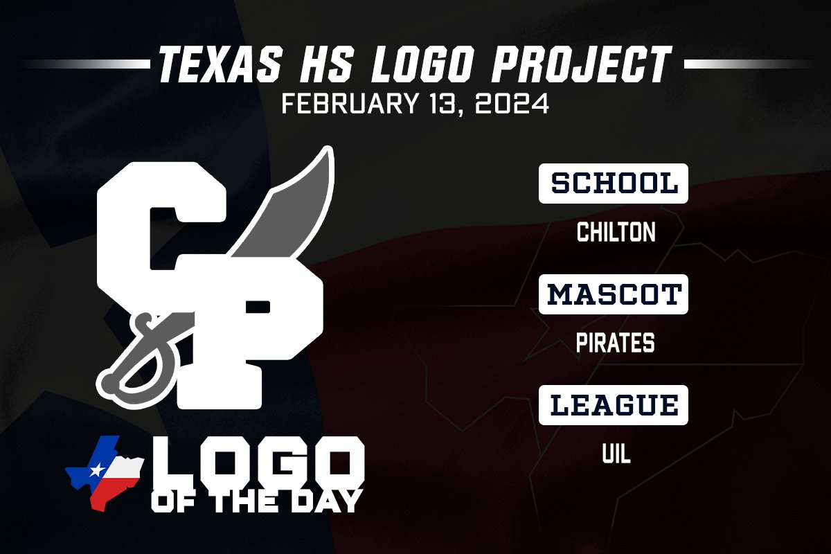 Texas HS Logo Project (@txhs_logos) on Twitter photo <a href="/ahcslions/">Arlington Heights Christian School</a> #LogoOfTheDay - February 13, 2024
East of 35 between Waco and Temple to check out the Chilton Pirates.
<a href="/chilton_isd/">Chilton ISD</a> <a href="/Jblackchiltoni1/">CHILTON ISD ATHLETICS</a> <a href="/ChiltonPirateFB/">Chilton Pirates Football</a>
#txhsfb #txhsvb #txhshoops #txhsbaseball #txhssoccer #txhssoccer
txhslogoproject.com/chilton-pirate… <a href="/ahcslions/">Arlington Heights Christian School</a> #LogoOfTheDay - February 13, 2024
East of 35 between Waco and Temple to check out the Chilton Pirates.
<a href="/chilton_isd/">Chilton ISD</a> <a href="/Jblackchiltoni1/">CHILTON ISD ATHLETICS</a> <a href="/ChiltonPirateFB/">Chilton Pirates Football</a>
#txhsfb #txhsvb #txhshoops #txhsbaseball #txhssoccer #txhssoccer
txhslogoproject.com/chilton-pirate…