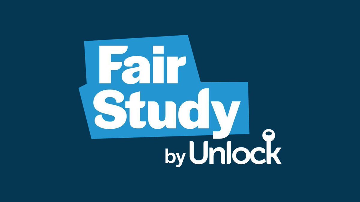 Do you work in higher education?

Are you interested in making sure your university has fair policies for applicants with criminal records?

Our Fair Study Toolkit is your digital companion, supporting you to create real change.

buff.ly/3TSUDVO