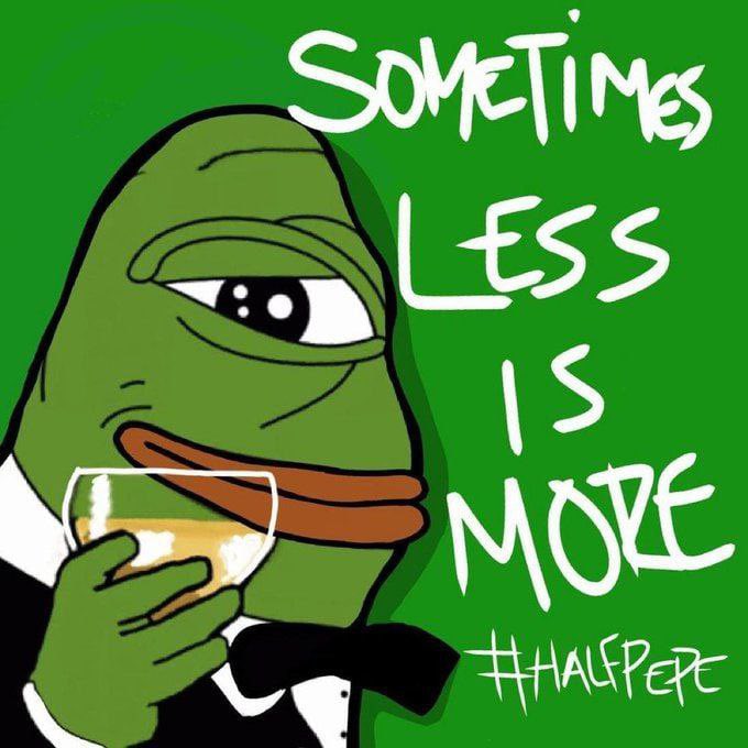 halfpepesol's tweet photo. @shilllin I don't think so but seems like Elon need to check HalfPepe 👀✅

#pepe #halfpepe #sol #solana https://t.co/1D08EevEsq