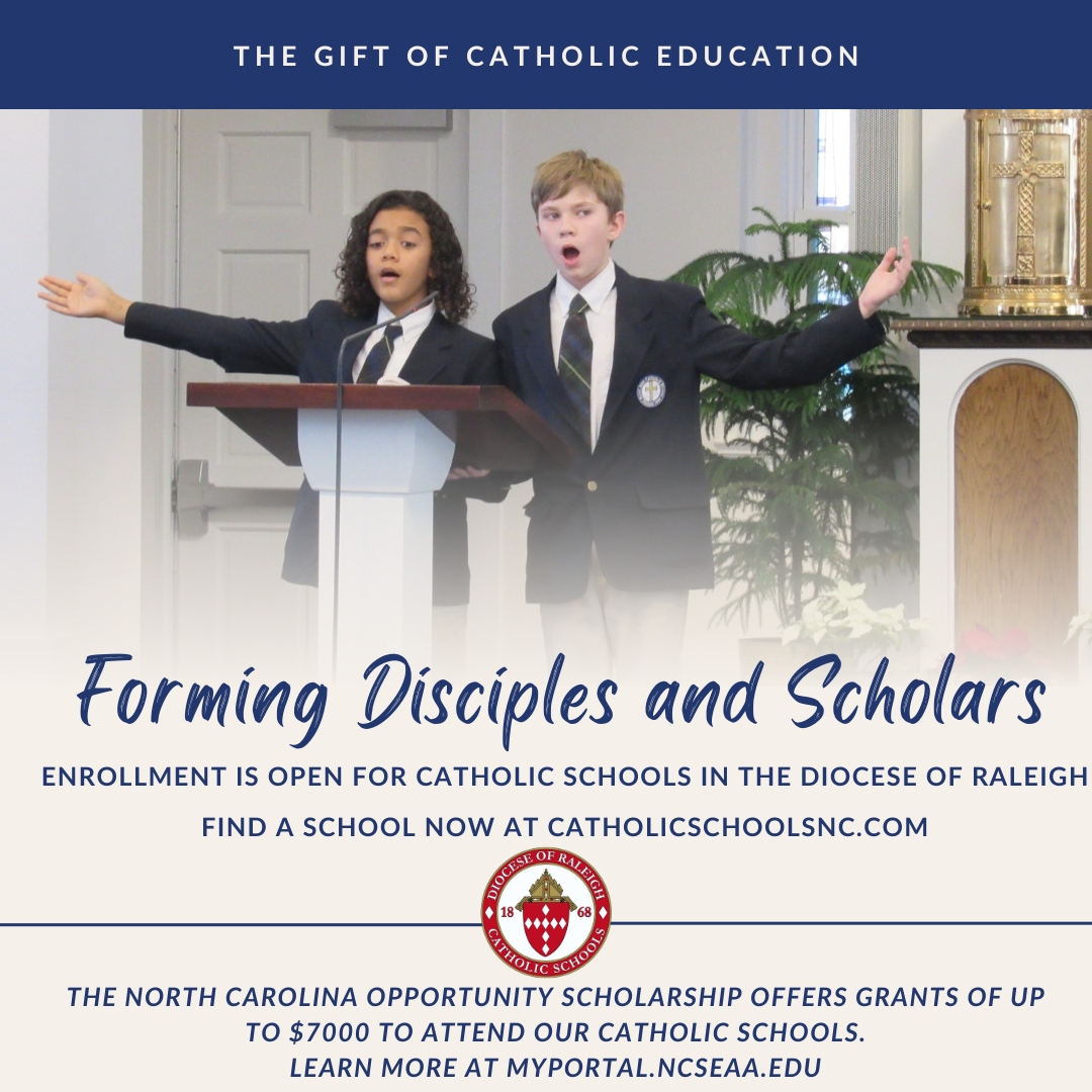 Diocese of Raleigh Office of Education tweet media