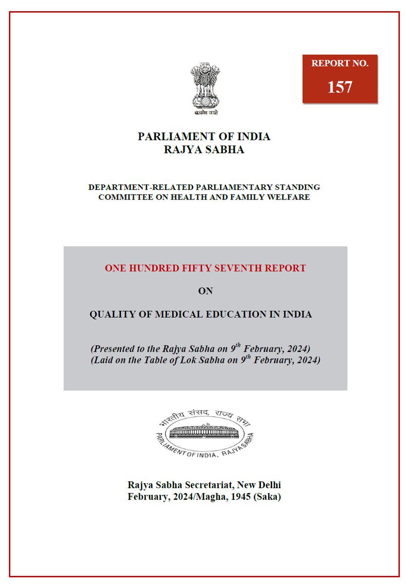NMMTA_Assn's tweet photo. NMMTA extends its gratitude to the Parliamentary Committee on Health & Family Welfare for their supportive stance regarding teachers holding medical MSc/PhD qualifications.

We reiterate our plea to cease hostilities and persecution against teachers with these qualifications. 

Aligning with the committee's report, our association advocates for the reinstatement of the MCI's TEQ guidelines concerning the appointment of "non-medical" teachers.

Our commitment remains steadfast in enhancing the standards of medical education within the CBME framework. All we request is an end to hostilities and equal opportunities for employment and advancement.

We hope that @MoHFW_INDIA  will assert its authority over the prejudiced and hostile NMC to ensure our safety and uphold justice. @OfficeOf_MM @mansukhmandviya @PMOIndia