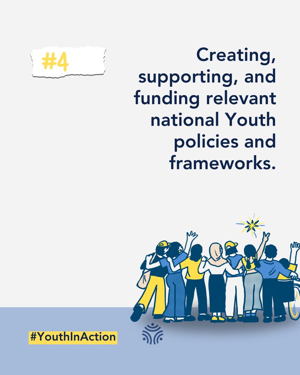 ClubdeMadrid's tweet photo. 🌍 Menu of Possible Commitments of @YouthCohort: 33 actions for governments to boost youth rights &amp; participation. Developed with global youth &amp; democracy orgs, it's a call to action for meaningful reforms. Let's make change happen! #YouthInAction https://t.co/WEKOkft9zk