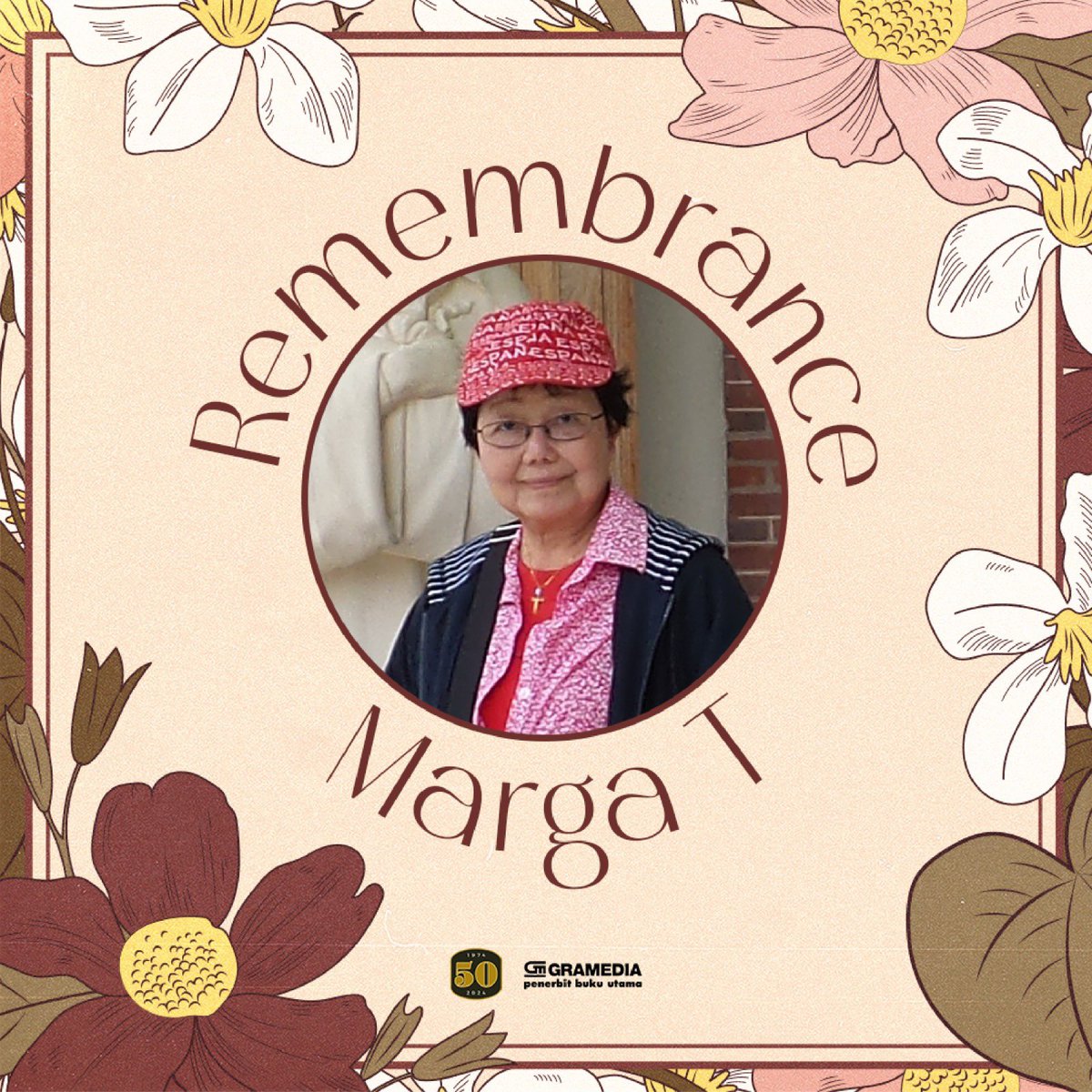 bukugpu's tweet photo. Bu #MargaT selalu di hati 🤍 meski telah meninggalkan kita di dunia, karyanya tetap abadi. #bukugpu https://t.co/upfnqGG3rJ