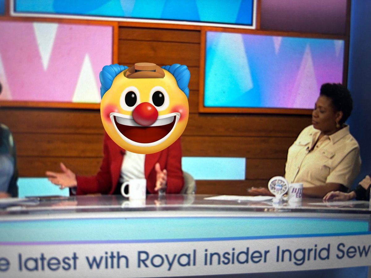 jozzzaphen's tweet photo. Lord, #LooseWomen #BrendaEdwards is side eyeing #IngridSewer “she said that the queen called use to call Diana the name of Brenda😂😂😂
She’s on about Harry should apologise to camilla BS https://t.co/RNKKbvFbZ5