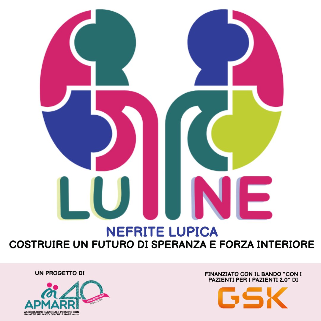 📢APMARR avvia il progetto LUNE, che prevede la costruzione di uno sportello di sostegno psicologico a livello nazionale dedicato a 50 persone con #nefritelupica tra i 18 e i 40 anni (e ai loro caregiver).
Per maggiori info 👉 bit.ly/49euVQr