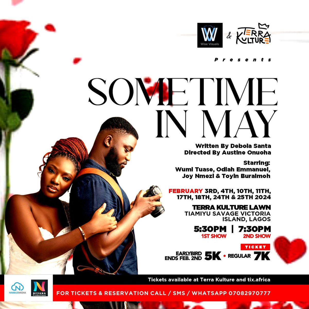 2 free tickets to see Sometime in May this Valentine Weekend.  Set in a unique garden theater experience.
This hilarious play promises laughter, tears, and cheers as you witness a photographer's unexpected journey with his fiancée.
Enter to win:  qrca.mp/RJLQZ