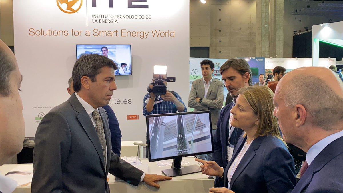itenergia's tweet photo. Durante la primera jornada en @eme_vlc recibimos la visita del president de la @generalitat resto de autoridades 

#EMobility2024 https://t.co/hjIdjsTqdJ
