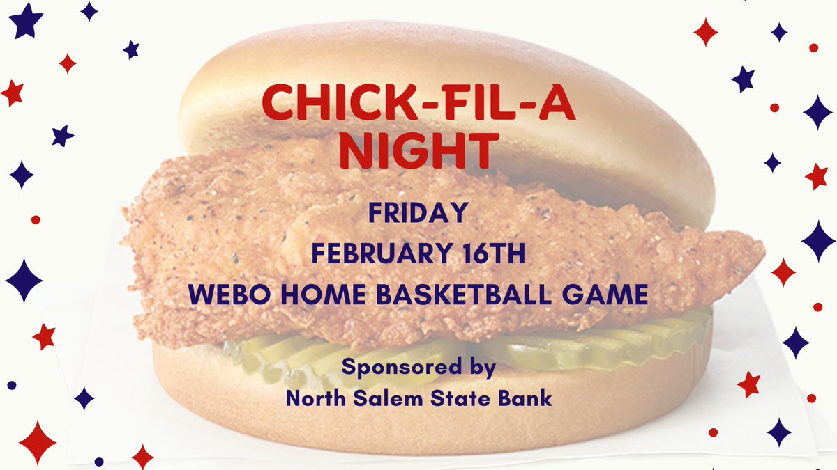 myWBEF's tweet photo. Chick-fil-A is back! Sandwiches will go on sale starting at 5:45pm. We hope to see you there! https://t.co/6eBFrLiqKa
