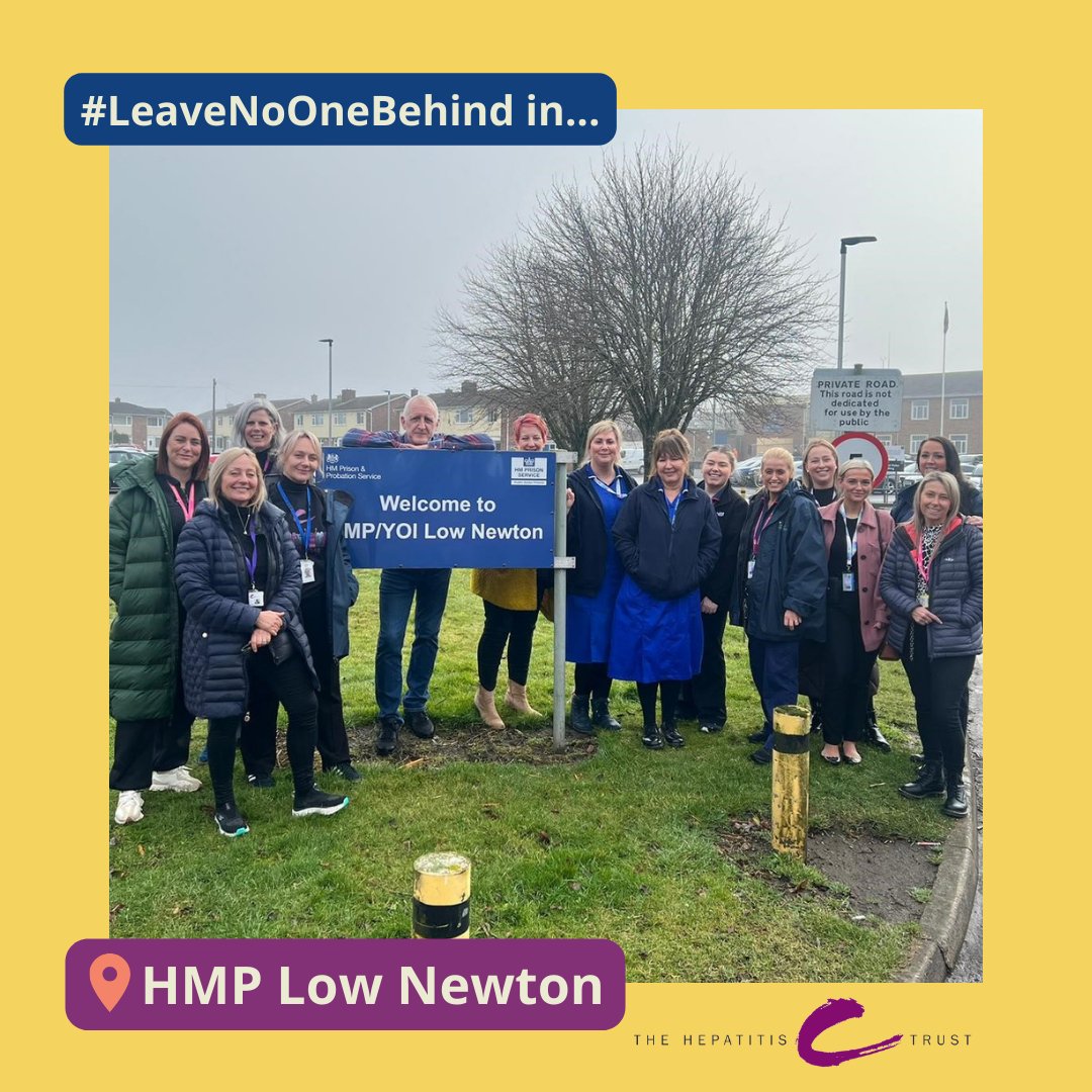 We want to celebrate the incredible work of our Prisons Team who achieved a 100% testing uptake at HMP Low Newton. 🎉

This is the first time we've had everybody at a women's prison agree to be tested for hepatitis C at a HITT event.

Well done all! 💜

#MondayMotivation