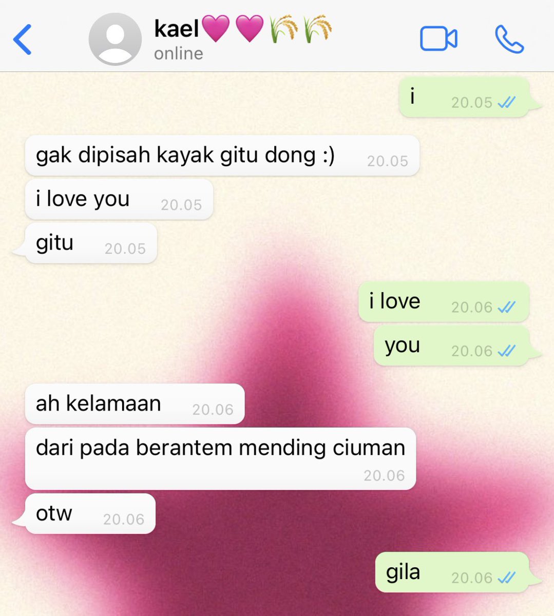 few tweets dikit dari si brondong kael dan mbak pacar audine edisi mau kondangan❤️‍🔥🙌🏻😃