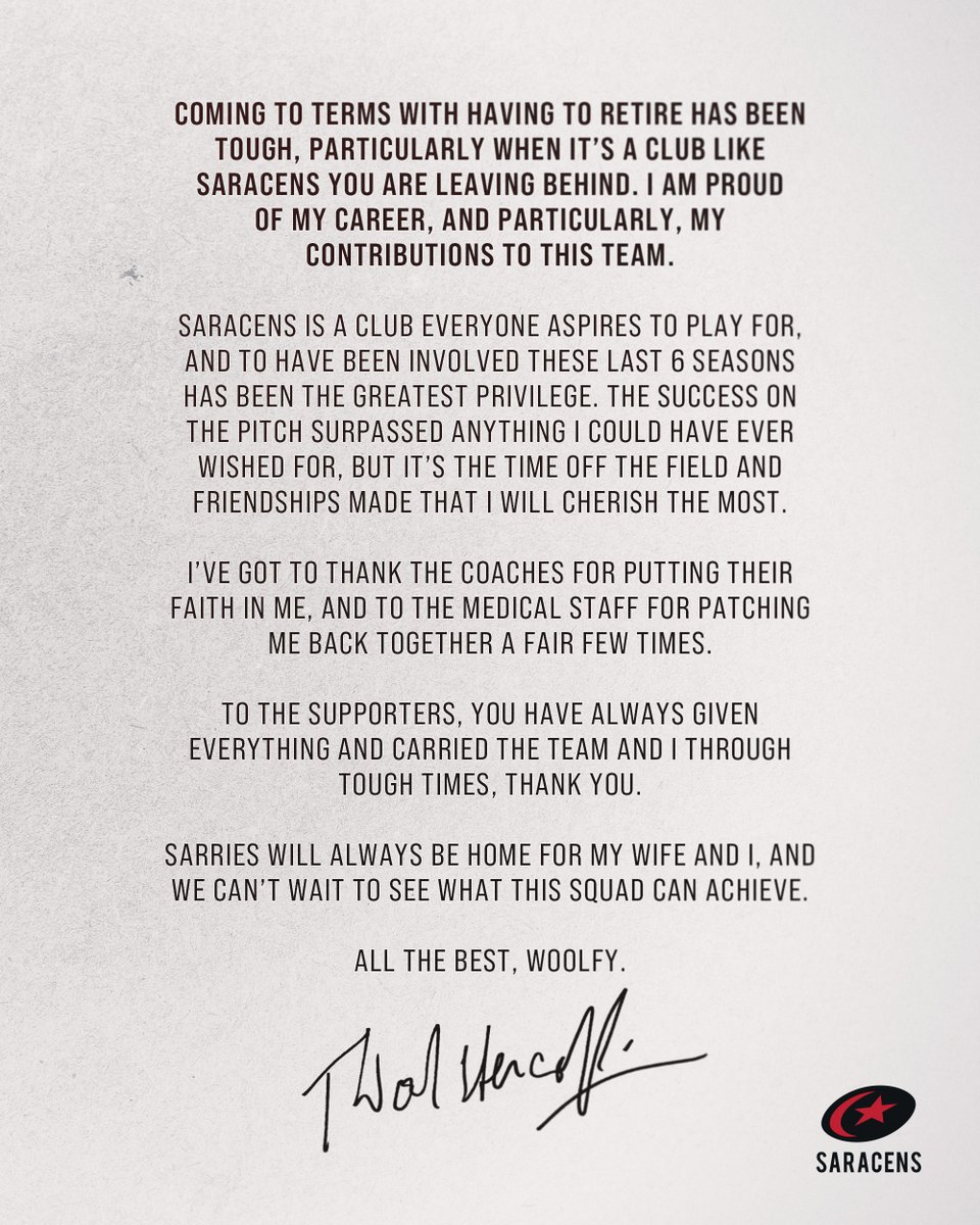 Saracens Rugby Club tweet media
