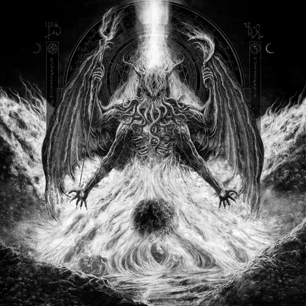 NestorAvalosZar's tweet photo. The ICON OF DOOM has been revealed - 2021 prepare for more stench & perdition -
@doomasofficial ' new album will be called "R'lyeh"
.
.
.
#nestoravalosart #doomas #darkart #darkartists #macabre #macabreart #horrorart #cthulhu #necronomicon #lovecraft #rlyeh lovecraftian https://t.co/SU2qkDlA37