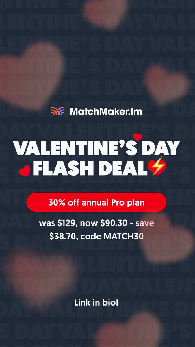 MatchMaker.fm tweet media