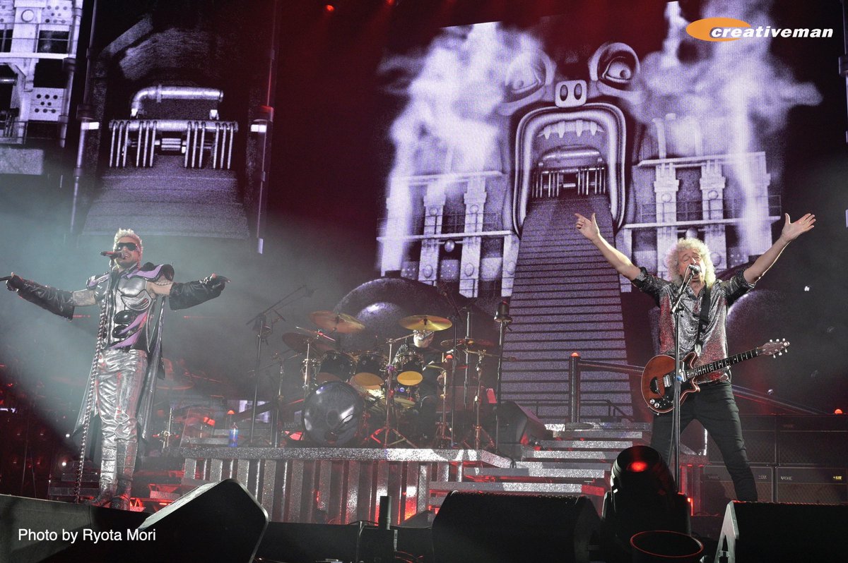 CMP_official's tweet photo. クイーン+アダム・ランバート
＼ラプソディ・ツアー／
東京公演初日のライブ写真とレポートが到着！

明日はいよいよツアー千秋楽となる最終日！
圧巻の感動的なステージをどうぞお見逃しなく！

レポートはこちらから
https://t.co/YisD75r89E