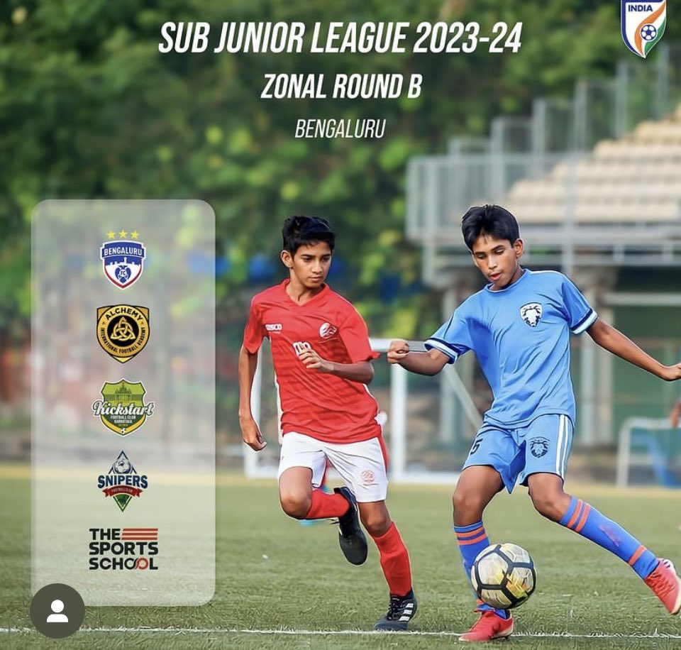 14th and 26th - Dravid and Padukone Centre Yelahanka

17th - BBFS Arena HAL Sports Ground

20th - Sports School Kanakapura

23rd - Kickstart Arena Kannur

If you stay close by, go and witness some of best young talents play some exciting matches

#IndianFootball #YouthDev