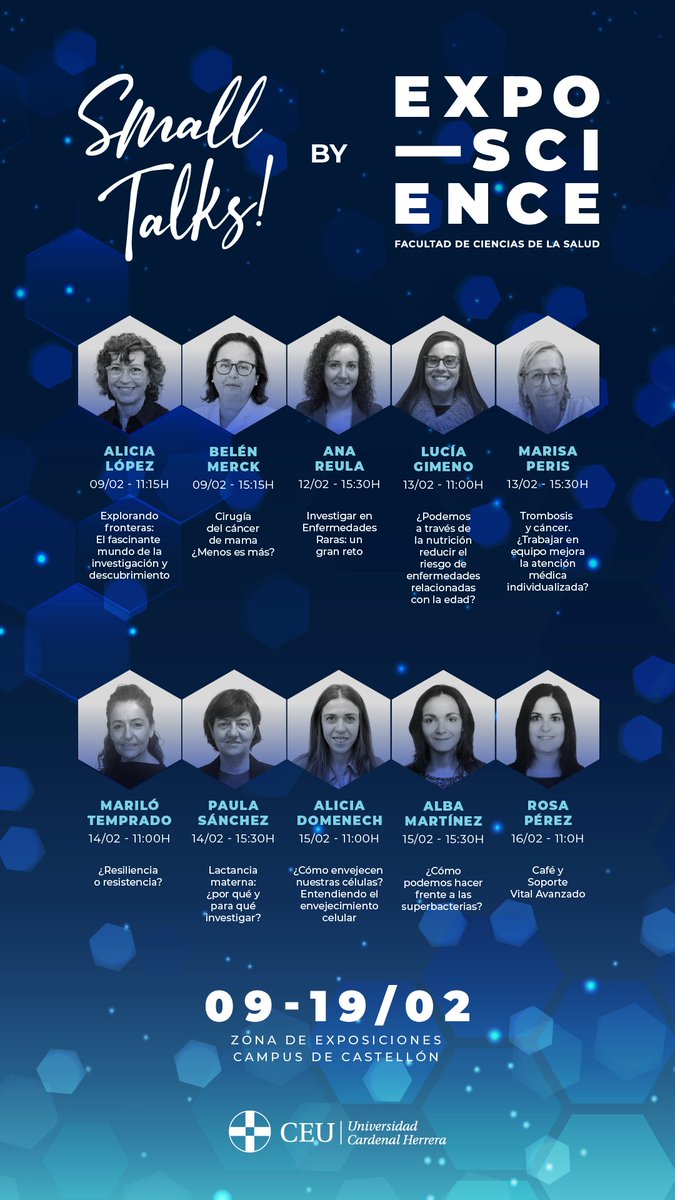 prensaUCHCEU's tweet image. ¿Podemos reducir el riesgo de enfermedades relacionadas con la edad a través de la nutrición? 🍏La investigadora @uchceu Lucía Gimeno se lo explica a los estudiantes de Medicina y Enfermería en ExpoScience Salud 2024🔬#DiaMujerYNiñaEnCiencia #smalltalks medios.uchceu.es/actualidad-ceu…