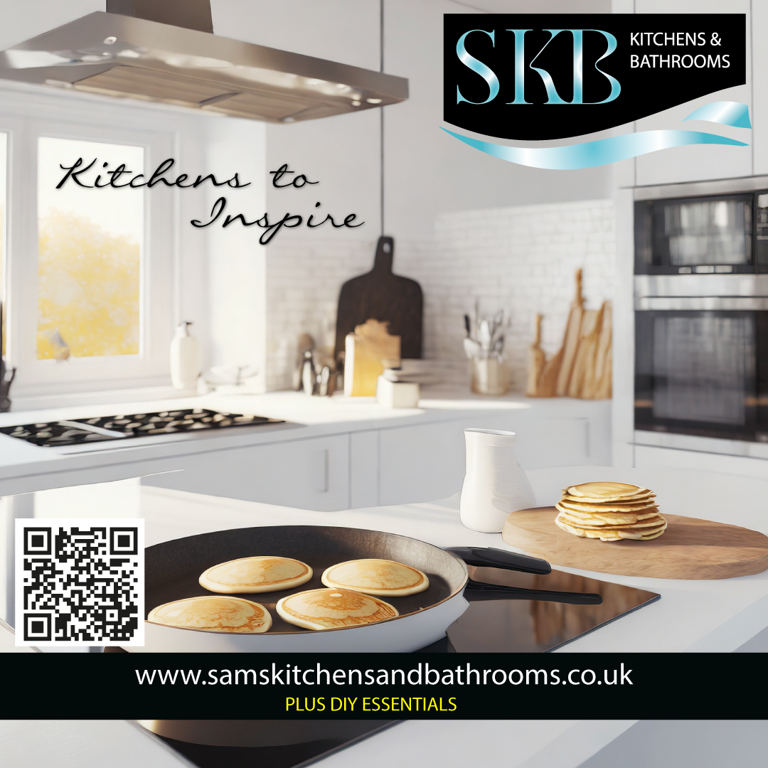 Kitchens to Inspire 

SKB, South Road, Harlow, CM20 2BS 

samskitchensandbathrooms.co.uk

#Harlow #Kitchens #PancakeDay