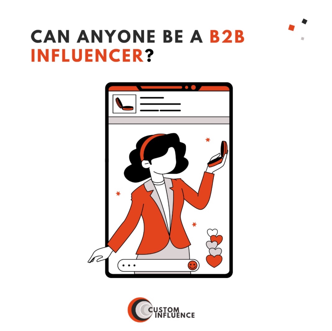 Becoming a B2B influencer requires a unique skill set. 

Read more on what we think it takes to be a B2B influencer here: custominfluence.com/2023/02/can-an…! 

#B2BInfluencer #IndustryKnowledge #Networking