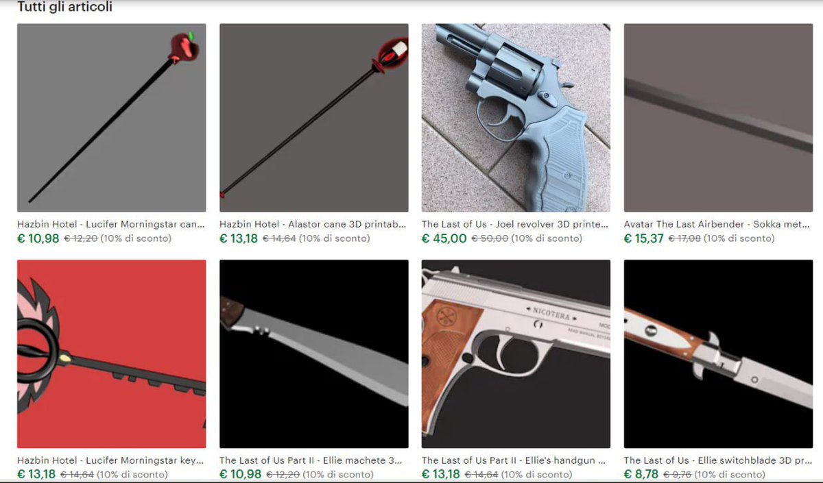 ZombiesmasherC1's tweet image. Since yesterday was my birthday, I started a period in my @Etsy store in wich you can find all the stuff I’m selling (3D files, 3D printed kit and finished props) 10% sale and this will be on until 20th february!
The link is in my bio.

#etsy #etsysales #3DModel #3dprint #Props