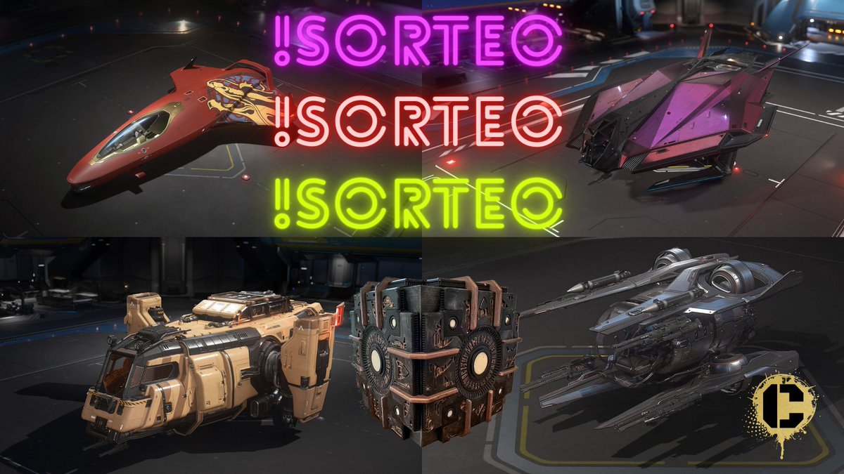 😍SORTEO FEBRERO

Se viene la LOCURA!🤪

➤ Cutter Rambler Plus Cliffhanger Paint LTI 
➤ Fury LTI x2
➤Cubo Banu x2
➤GP Origin 100i con pinturas Año Nuevo LTI 
➤GP Nomad con pintura Lovestruck LTI
➤Pack Galaxy COMPLETE  IAE (Sorteaco)
twitch.tv/jcross4u

#StarCitizen