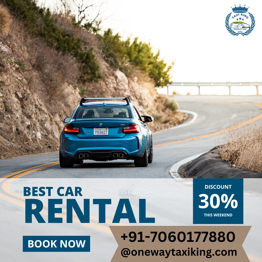 take_travels's tweet image. Unmatched convenience at your fingertips! Book TAXI KING ONE WAY through our website for seamless, instant service. 📲🚕 #Bookings #ConvenientRides #AgraTransportation #CarRental #ViratKohli #ShahRukhKhan𓀠 

Book now- onewaytaxiking.com
Call now- + 91-7060177880